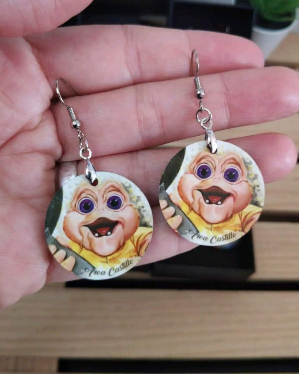 Pendientes inspirados en Peque Sinclair